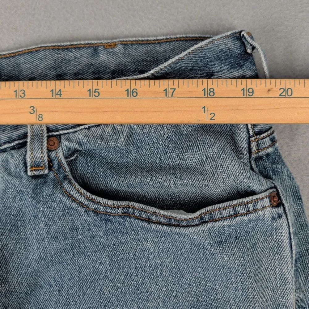 Levi's 550‎ Jeans Men's 42x29 Light Wash Denim Relaxed Fit Straight